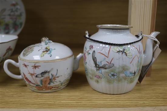 A group of late 19th/early 20th century Chinese famille rose ceramics
